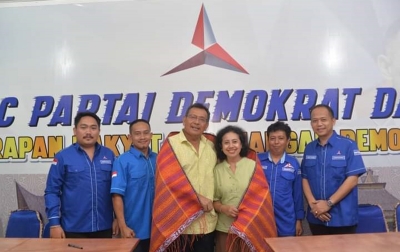Kader Partai Golkar, Vickner Sinaga Mendaftar ke Partai Demokrat Dairi
