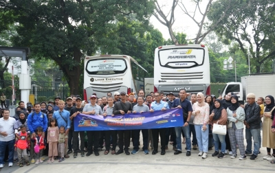 Mandiri Taspen dan Kemenlu RI Fasilitasi Bus Eksekutif untuk 116 Pemudik Gratis