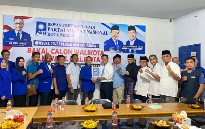 Prof Ridha Daftar Calon Wali Kota Medan ke PAN, Bahrumsyah Beri Sinyal Jadi Wakil