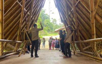 Keseruan Pameran-Kompetisi Pemodelan Bambu di Orangutan Haven, Komitmen Keberlanjutan