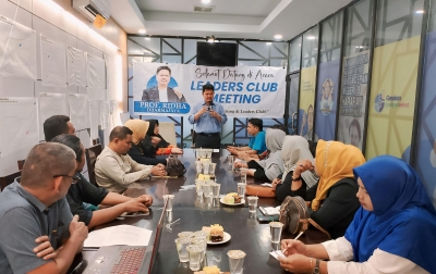 Penuhi Kualifikasi, Prof Ridha Undang Relawan Hadiri Leaders Club Meeting