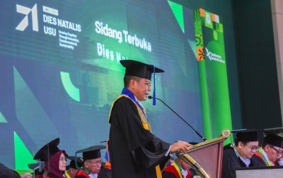 Kepemimpinan Rektor Muryanto Amin Berdampak Signifikan, Kini USU Kampus dengan Riset Terbaik Keempat di Indonesia