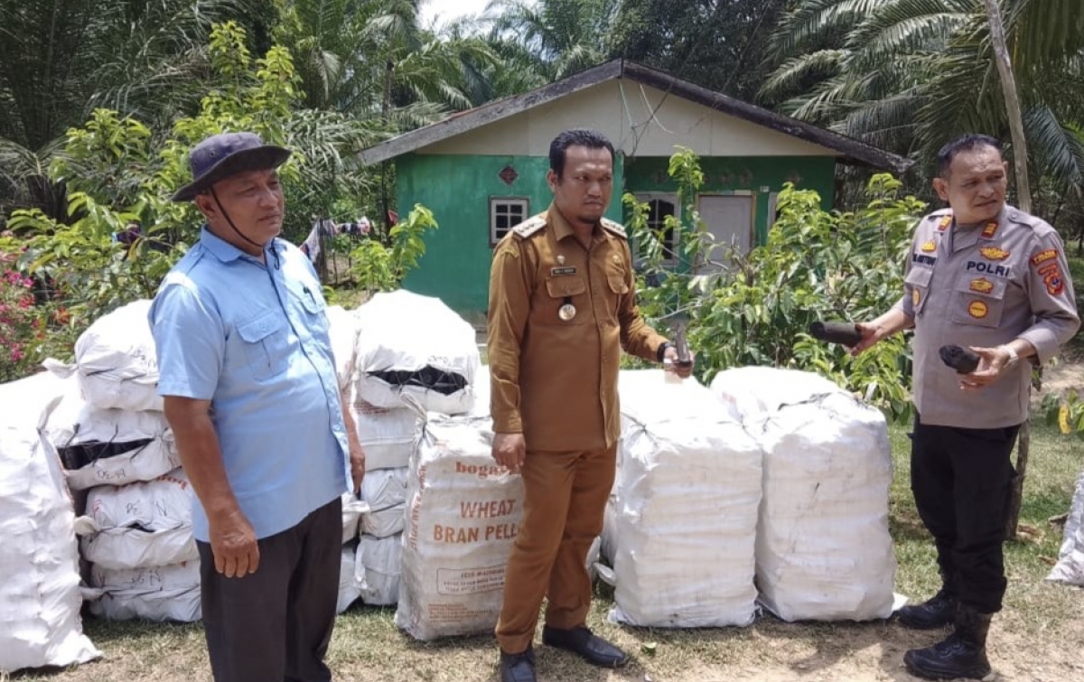 Kapolsek Pangkalan Susu Pastikan Goni Berisi Arang Bukan dari Kayu Bakau