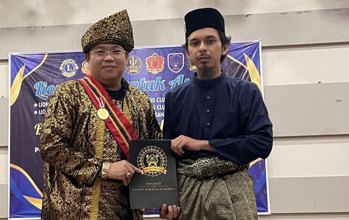 Darmawan Yusuf Terima Gelar Kehormatan 'Bhakti Indera Sakti' dari Kesultanan Asahan