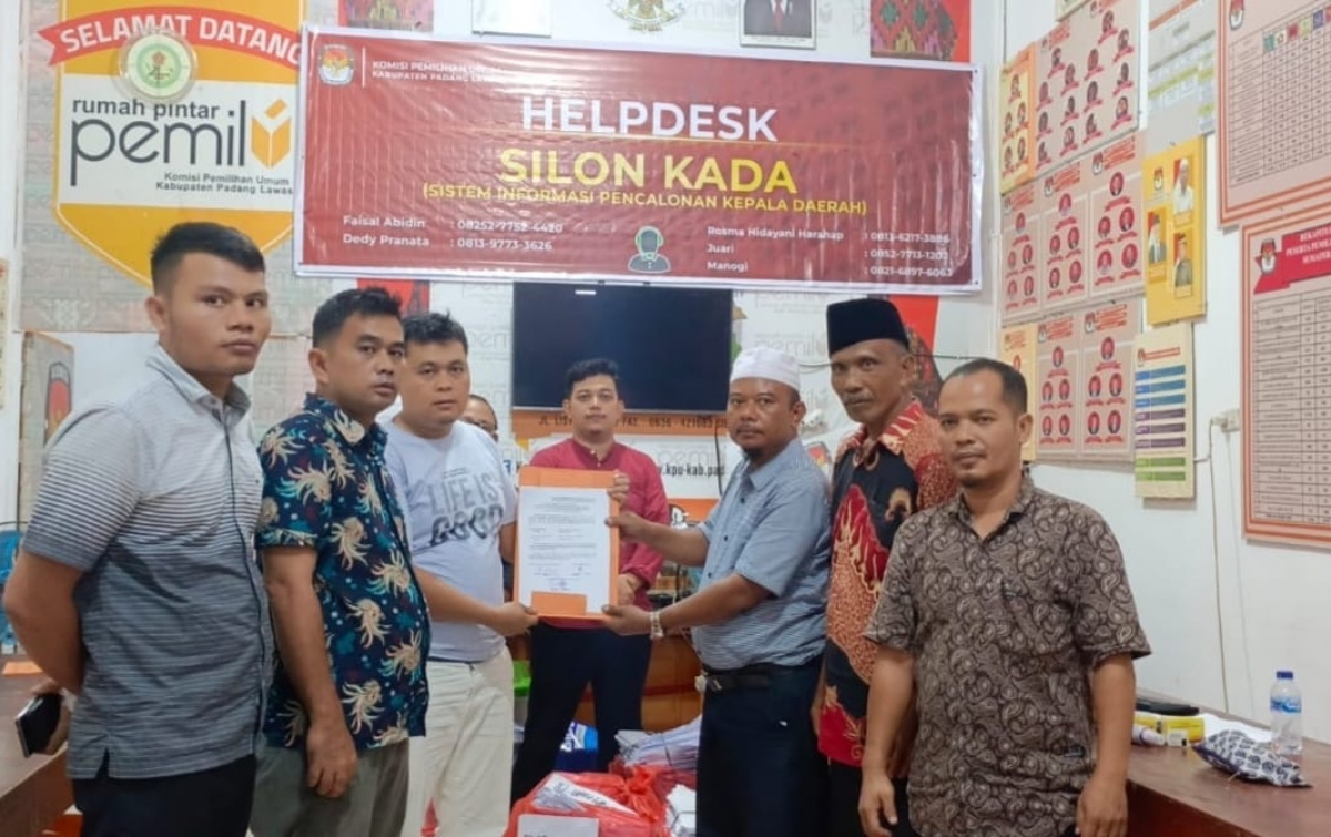 1 Paslon Jalur Independen Daftar ke KPU Palas