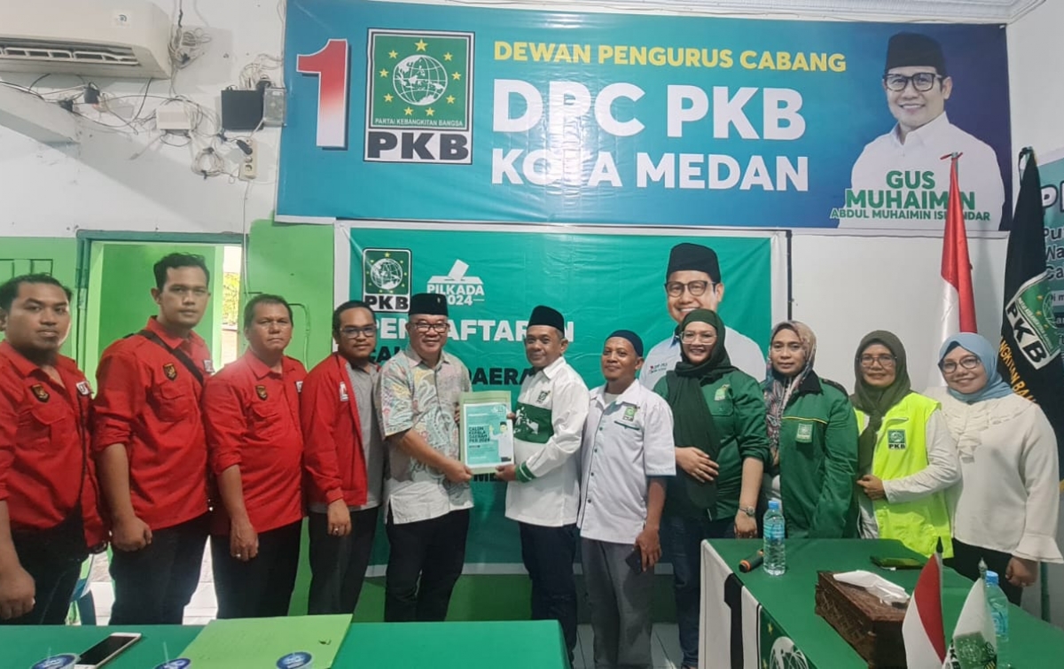 PKB Medan Terima Pendaftaran Rudy Hermanto