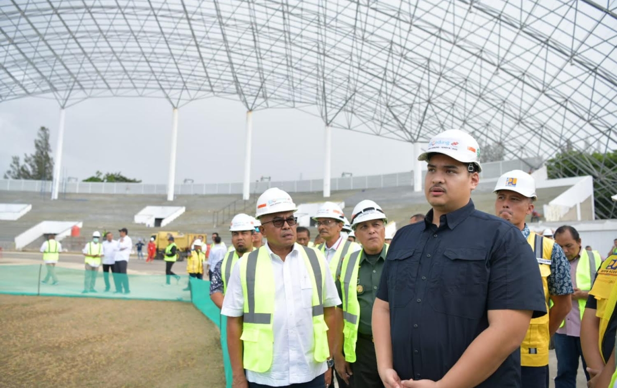 Tinjau Venue PON di Banda Aceh, Menpora Dito Yakin Selesai Juli 2024