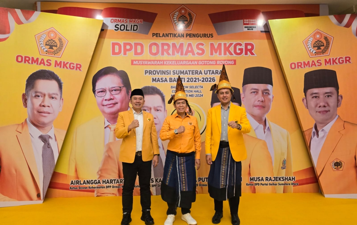 Darma Putra Rangkuti Pimpin MKGR Sumut, Ijeck Minta Bantu Menangkan Pilkada Serentak