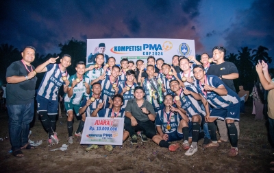Turnamen PMA Cup 2024 Sukses, Tim Saliha FC Raih Juara 1