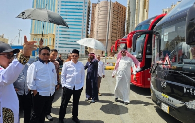 Cek Bus dan Hotel Jemaah di Makkah, Menag: Semua Baik, Semoga Bisa Beri Layanan Terbaik