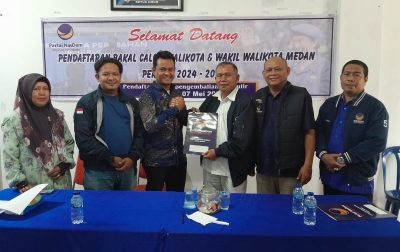 Maju Calon Wakil Wali Kota Medan, Relawan Yulidar Bugis Ambil Formulir Pendaftaran