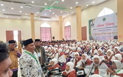 Jemaah Asal Madina Masuk Arama Haji Medan, Diingatkan Saling Bantu