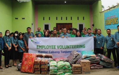 BPJamsostek Tanjung Morawa Gelar Employee Volunteering