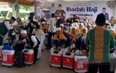 Kamlan Mursyid Melepas 136 Calon Haji Kota Tebingtinggi