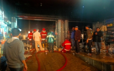 Toko Ramos di Simpang Muara Silangit Terbakar, Tidak Ada Korban Jiwa