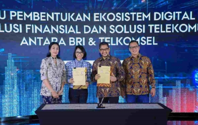 Kolaborasi BRI dan Telkomsel Hadirkan Ekosistem Finansial dan Digital Bagi Pekerjanya