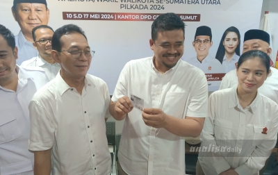 Bobby Nasution Gabung Gerindra, Daftar Jadi Calon Gubernur Sumut
