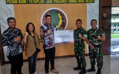 BRI Lubukpakam Serahkan CSR untuk Brigif 7/RR