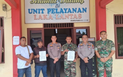 Anggota TNI yang Bertengkar dengan Warga Berakhir Damai