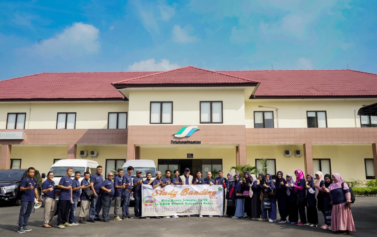 PTPN IV PalmCo Regional 1 Latih 30 UMKM dan Kunjungi 2 UKM di Medan