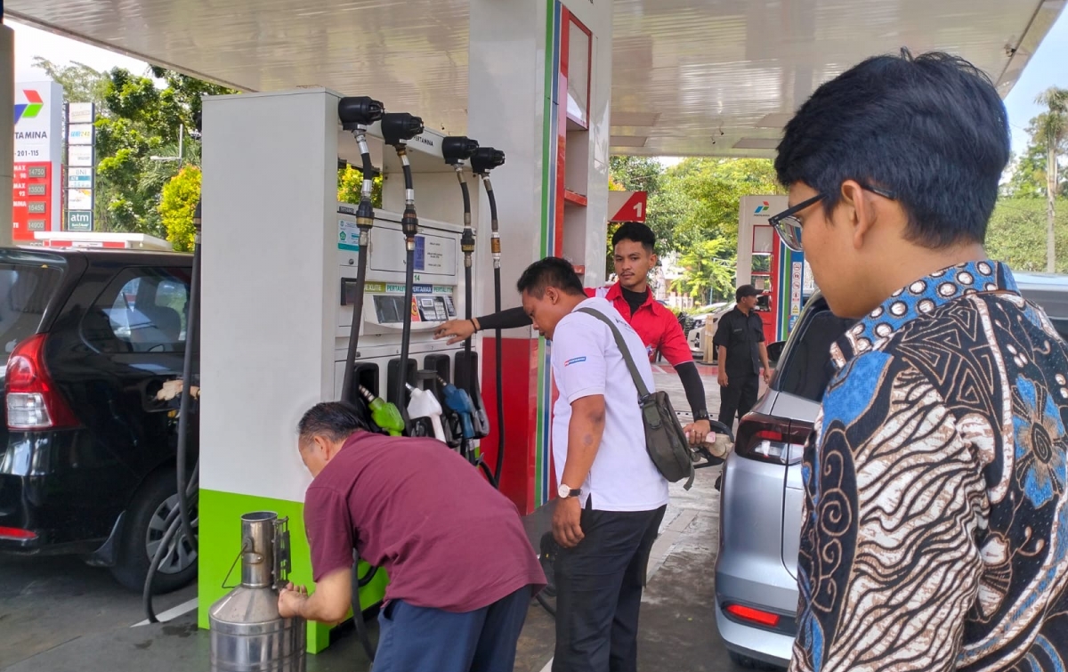 Sidak SPBU-Hotel, KPPU dan Pemprov Sumut Awasi Penyaluran BBM-LPG Bersubsidi