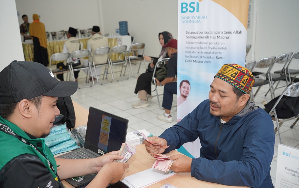 Musim Haji, Transaksi Riyal di BSI Naik 57,18% Pada Musim Haji 2024