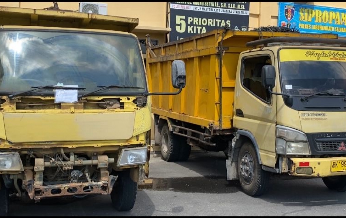 Polres Labusel Ungkap Sindikat Pencurian Dump Truk Antar Provinsi