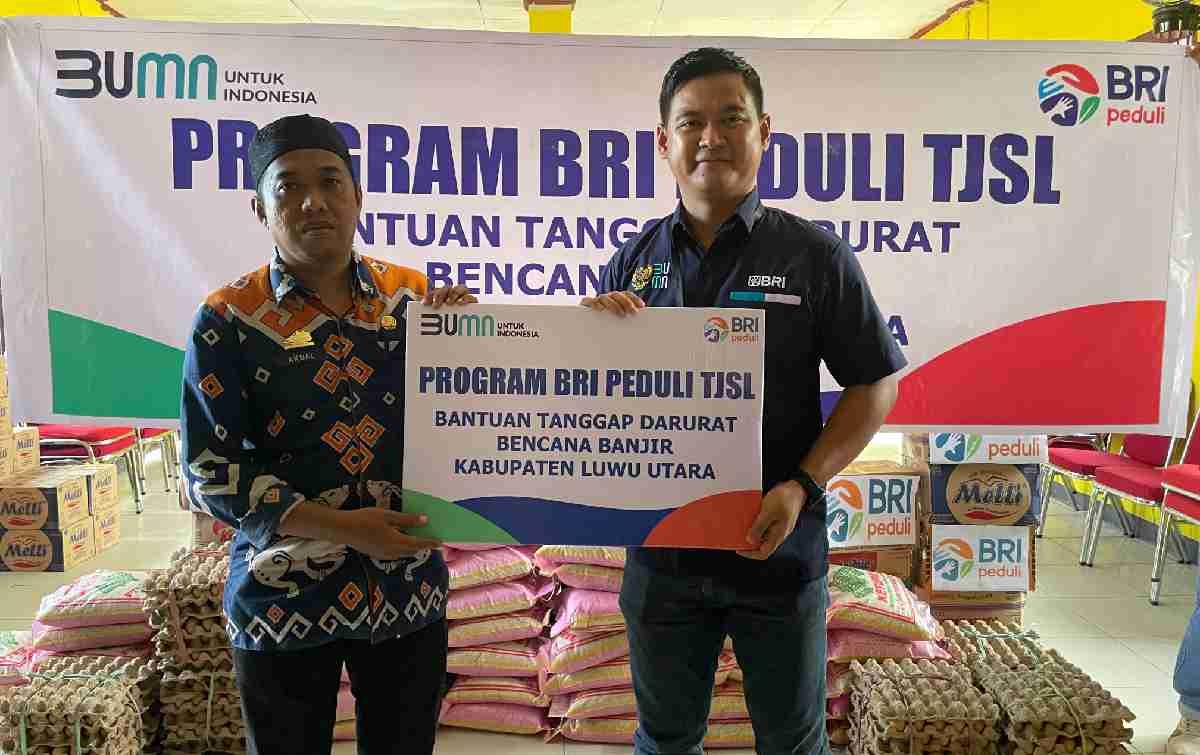 Tanggap Bencana Banjir, BRI Peduli Salurkan Bantuan Bagi Warga Terdampak di Luwu Utara dan Tanah Laut