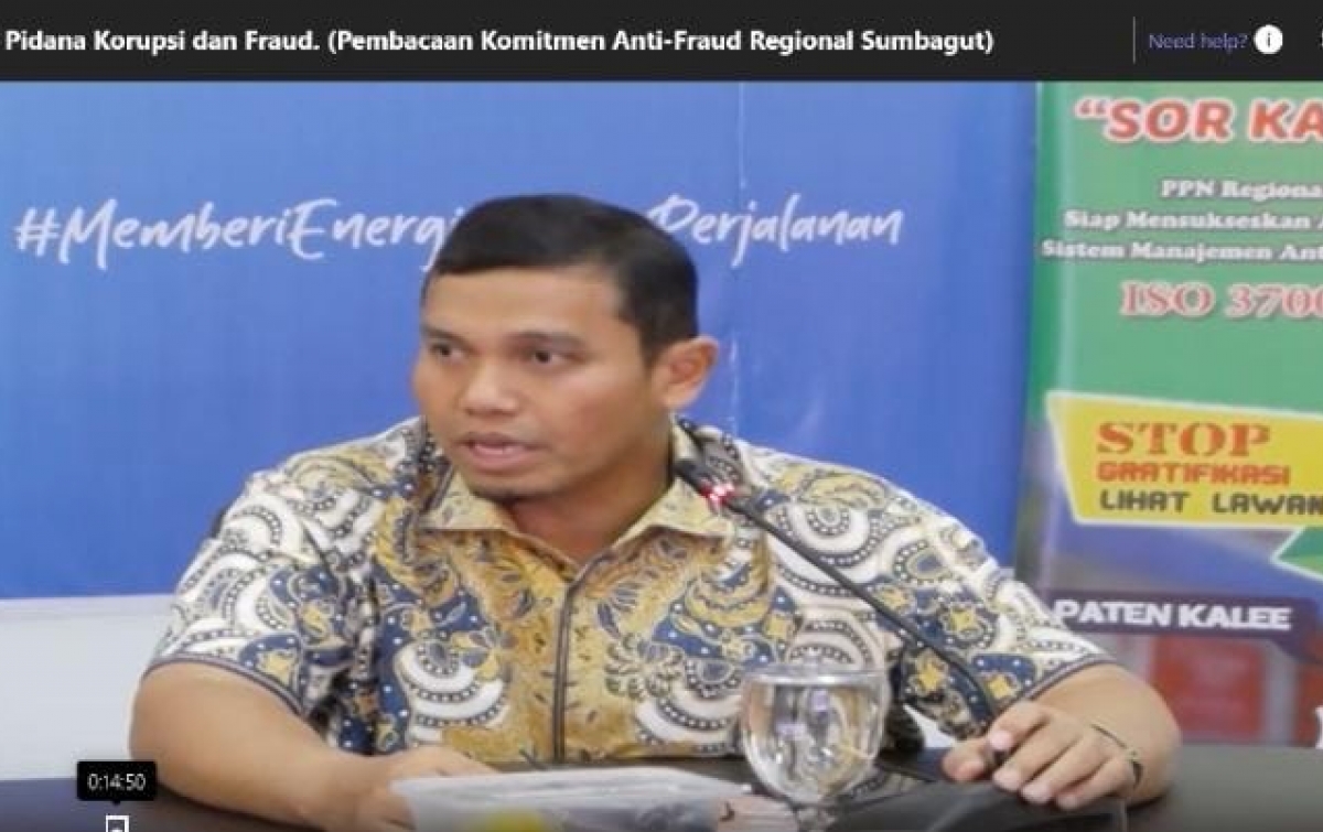 Pertamina Patra Niaga Sumbagut Komitmen Anti Korupsi dan Kecurangan