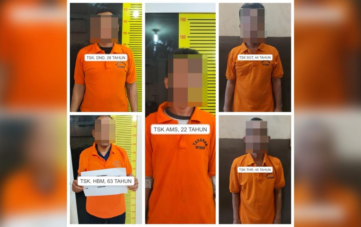 Polres Langkat Ungkap 5 Kasus Perjudian