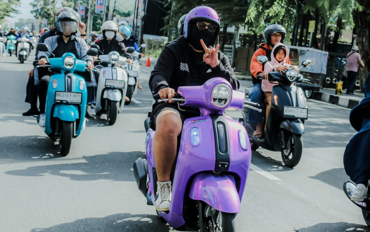 Ratusan Pengguna Classy Yamaha Medan Meriahkan Touring Party With Classy