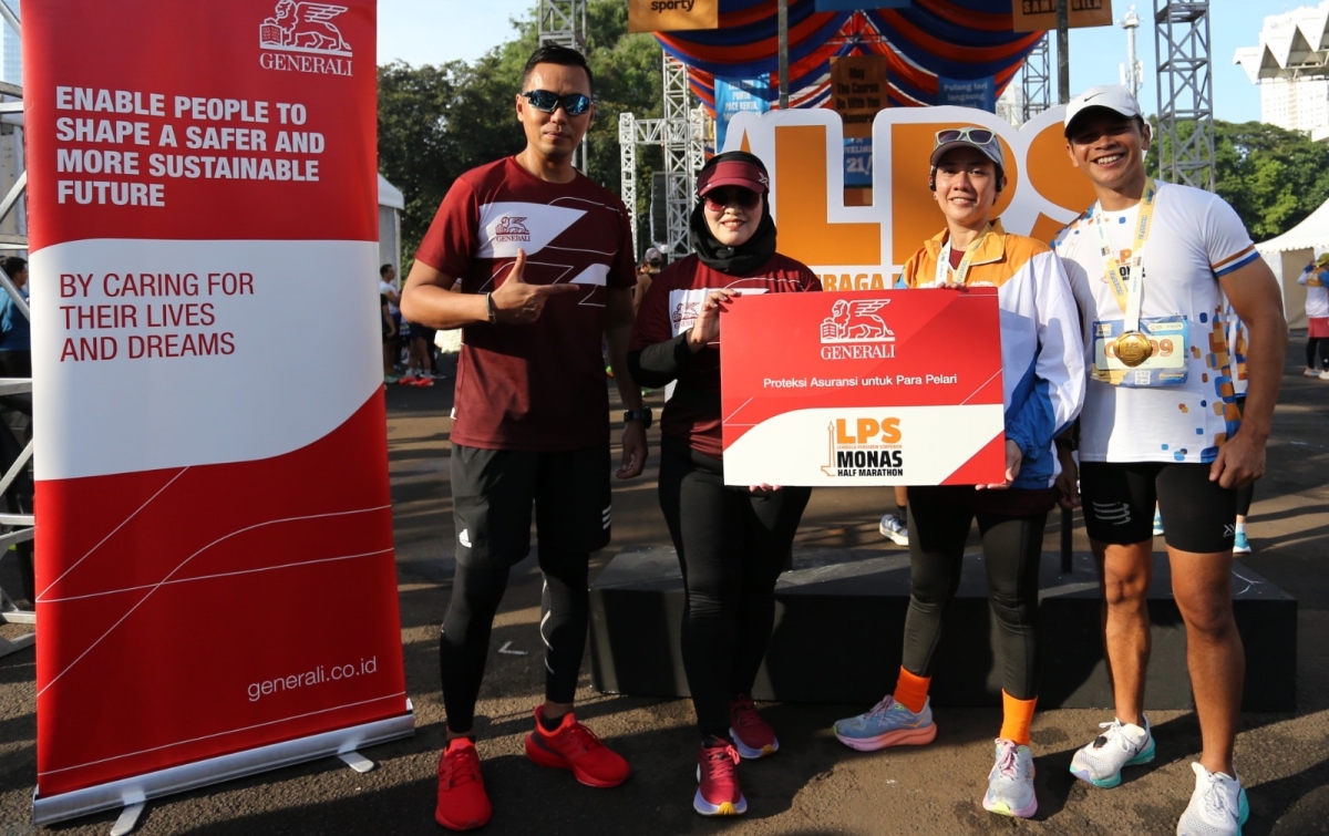 Live The Community, Generali Indonesia Proteksi Para Pelari LPS Monas Half Marathon 2024