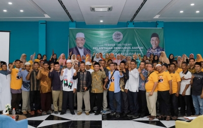 Lantik Pengurus Kecamatan dan Kelurahan se-Kota Medan, AMPUH Siap Menangkan Hidayatullah