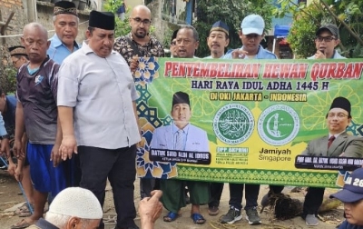 Jamiyah Singapore dan BKPRMI Sebar 1.000 Hewan Kurban di Indonesia