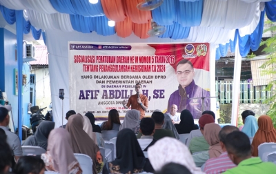 Sosper Perda No.5/2015 Afif Abdillah SE  Pemko Medan Harus Menjamin Warga Miskin