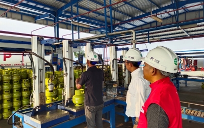 Pastikan Pengisian LPG Sesuai Standar, Pertamina Patra Niaga Sidak SPPBE Riau