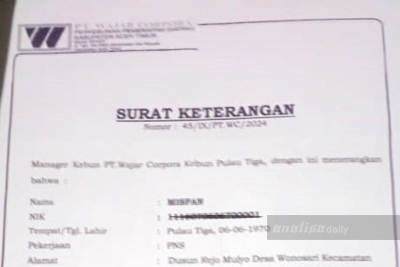 BPKD Aceh Timur Benarkan Perusahaan Wajar Corpora Tidak Lagi Bayar PAD