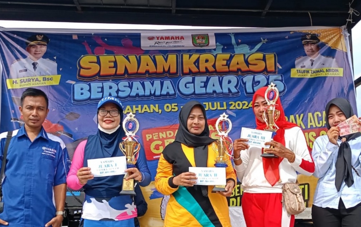 Senam Kreasi Bersama Yamaha GEAR 125 Berlangsung Semarak