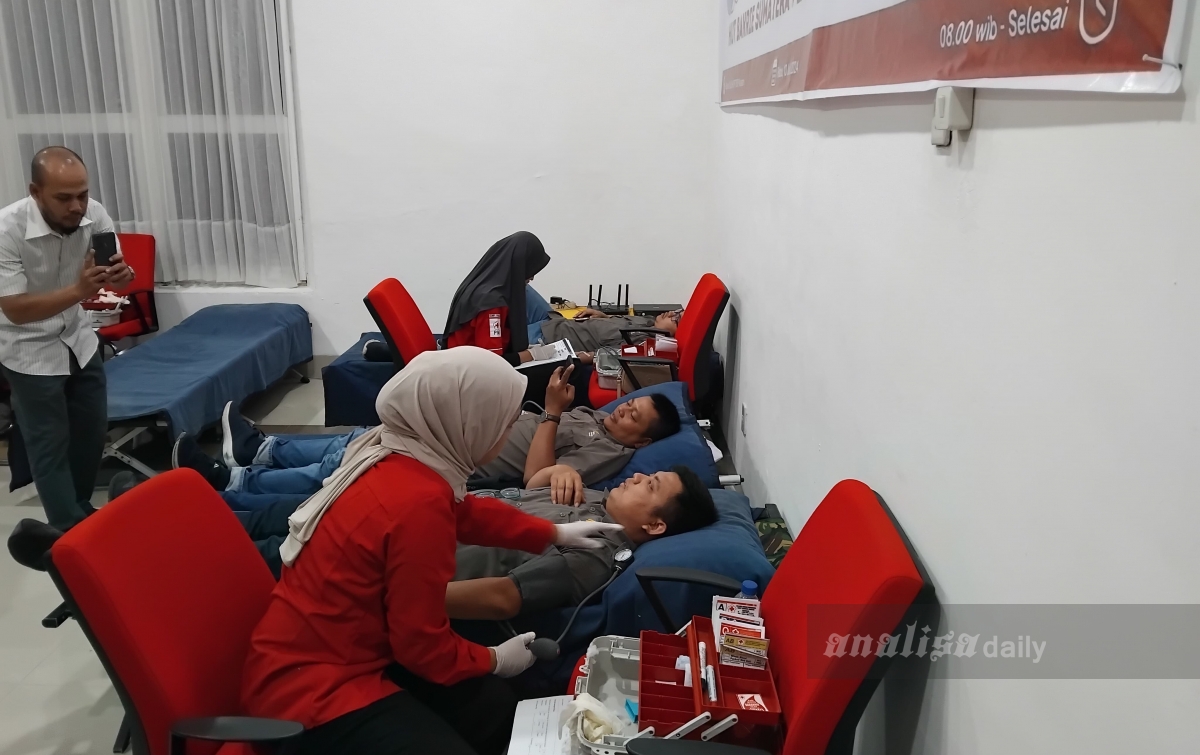 HUT ke-113 BSP, Karyawan Donor Darah