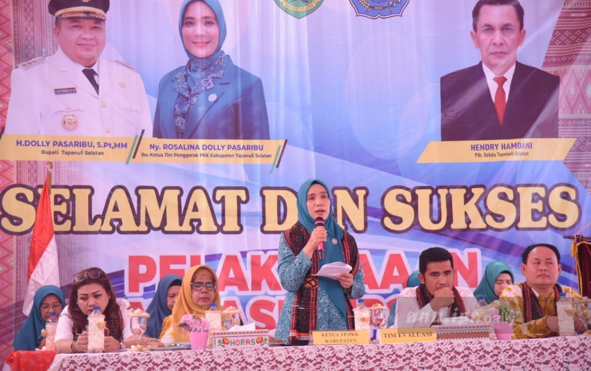 Tim Evaluasi PTP2WKSS Sumut Tinjau Desa Batu Godang Tapsel