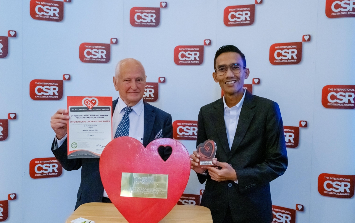 Pertamina Patra Niaga Regional Sumbagut Raih Penghargaan International CSR di London