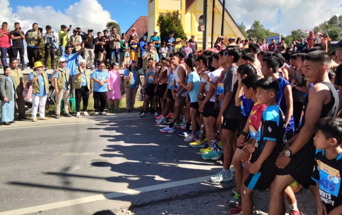 415 Atlet Ikuti Lari Marathon 10 Km Jetun Games Silangit