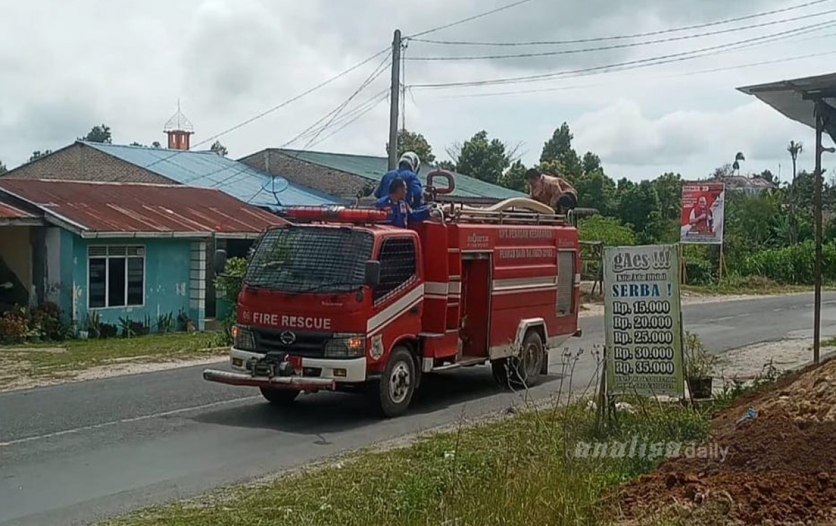 2 Rumah Terbakar di Parbuluan 3