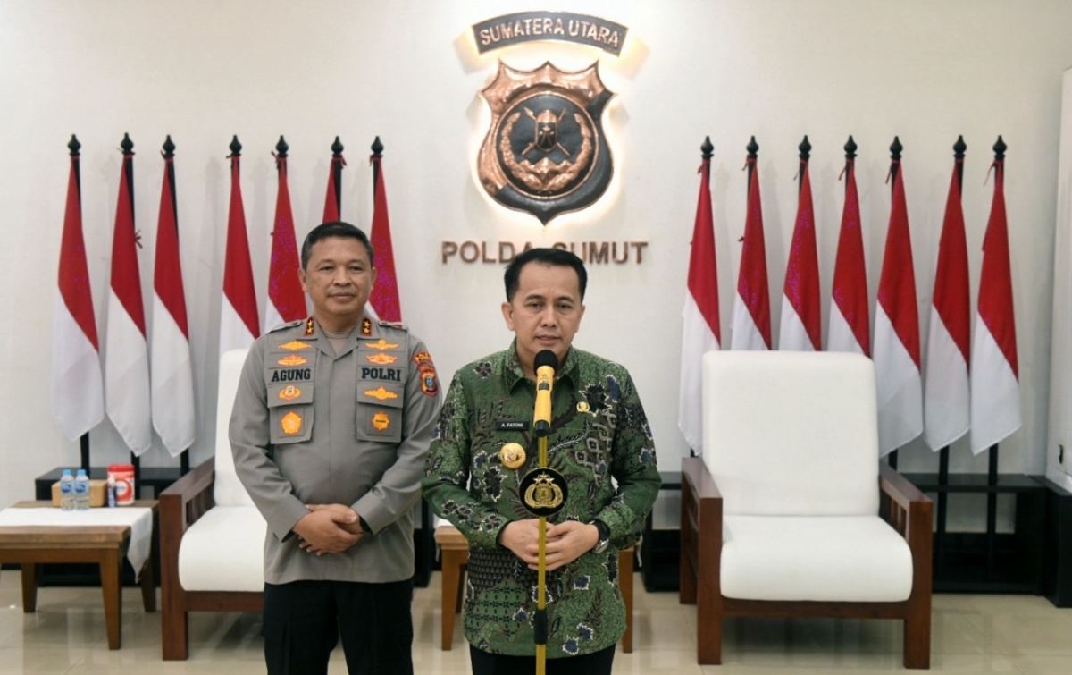 Pj Gubsu Agus Fatoni Bangga Polda Sumut jadi Polda Terbaik di Indonesia