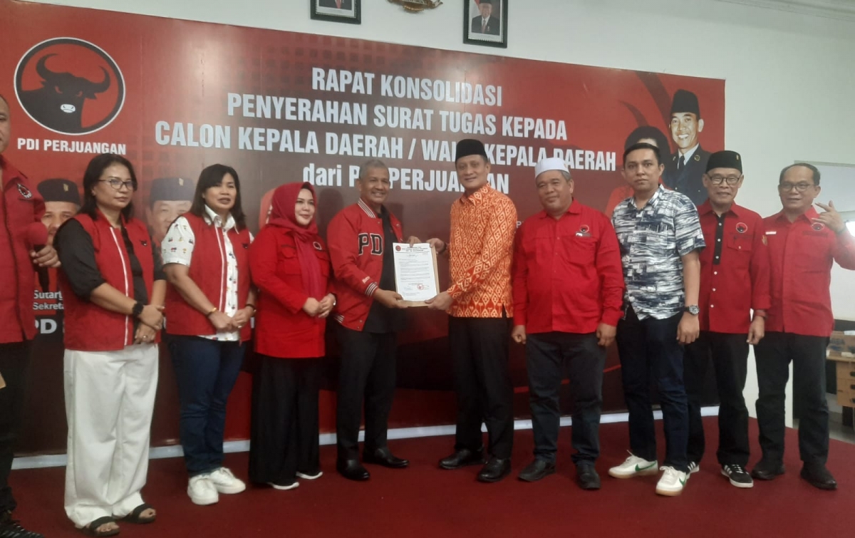 Putra Mahkota Alam Hasibuan Resmi Dapat Surat Tugas dari PDIP untuk Bertarung di Padanglawas