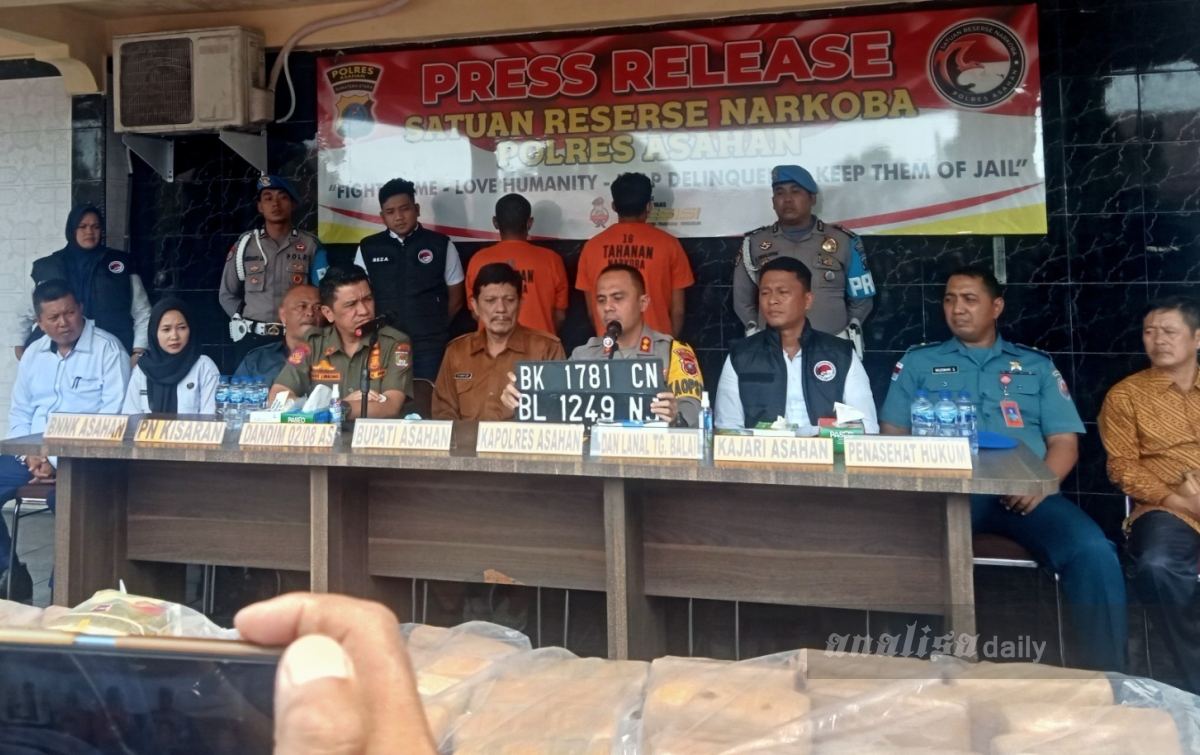 Ganja 130 Kg dan Sabu 1 Kg Disita, 2 Pelaku Ditangkap