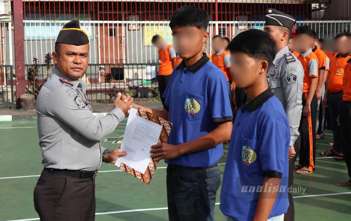 Dua Anak Binaan Rutan Tarutung dapat Pengurangan Masa Pidana