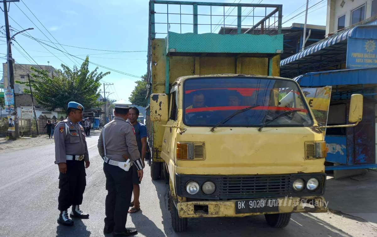 Polres Tebingtinggi Tindak 538 Pelanggar Lalu Lintas