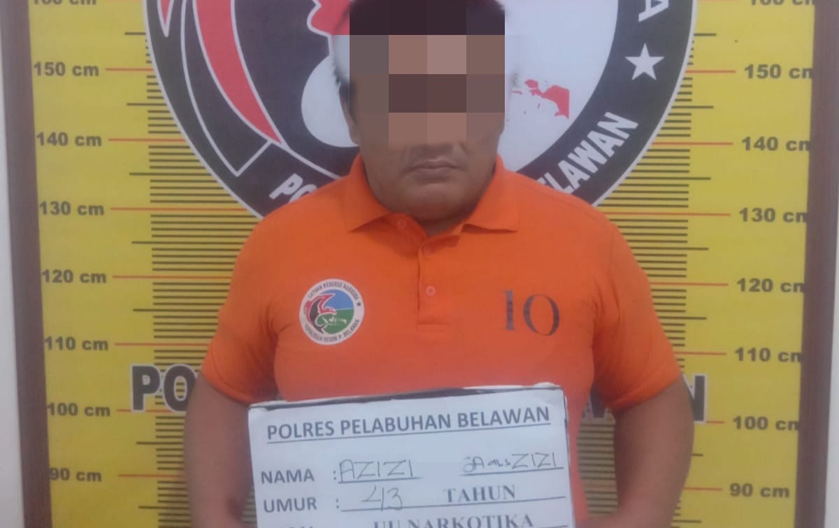 Lagi, Polisi Tangkap Pengedar Narkoba di Uni Kampung Belawan