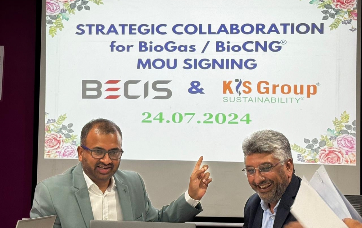 BECIS dan KIS Group Tandatangani MOU Strategis untuk Proyek Biogas dan BioCNG